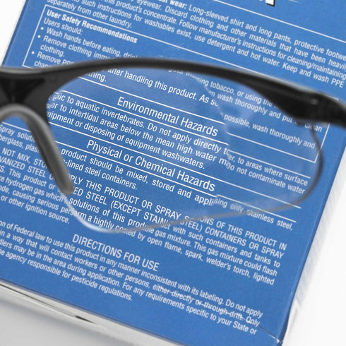 Delta Plus - WELRX500C15 RX-500C 1.5 Diopter Full Lens Magnifier Safety Glasses, Black Frame /Clear Lens...