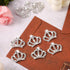 Syhood Crystal Rhinestone Crown Embellishments Rhinestone Embellishments Flatback Crystal Accessory for DIY Crafts Jewelry Making Phone Back Shell...