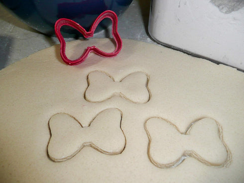 MINNIE MOUSE AND HER BOW CARTOON CHARACTER SET OF 2 SPECIAL OCCASION COOKIE CUTTERS 3D PRINTED MADE IN USA PR1539...