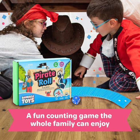Pirate Roll - Kids Games, Toddler Board Games, Games for Kids, Preschool Games for 3 Year Olds, Kids Board Games for 4 Year Olds...