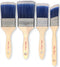 Bates Paint Brushes - 4 Pack, Wood Handle, Paint Brush, Paint Brushes Set, Professional Wall Brush Set, House Paint Brush, Trim Paint Brush, Sash ...