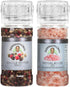 Newman's Own Spices, Salt and Pepper Grinder Set (Himalayan Salt & Whole Pepper Medley Grinders), 2 Count - Kosher...