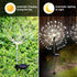 2 Pack Solar Firework Lights, 300 LEDs Solar Lights with 8 Modes, Waterproof Firework Lights, Copper Wire Firework Lights, Pathway Decorative Ligh...