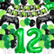 12th Video Game Birthday Party Set Include Happy Birthday Banner Video Game Balloons Controller Balloons Green Black Stars Aluminum Foil Balloons ...