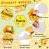 63 Pcs Bee Themed Birthday Bulletin Board Sets Paper Cutouts with Glue Point Bee Birthday Classroom Bulletin Board Display Bee Theme Birthday Char...