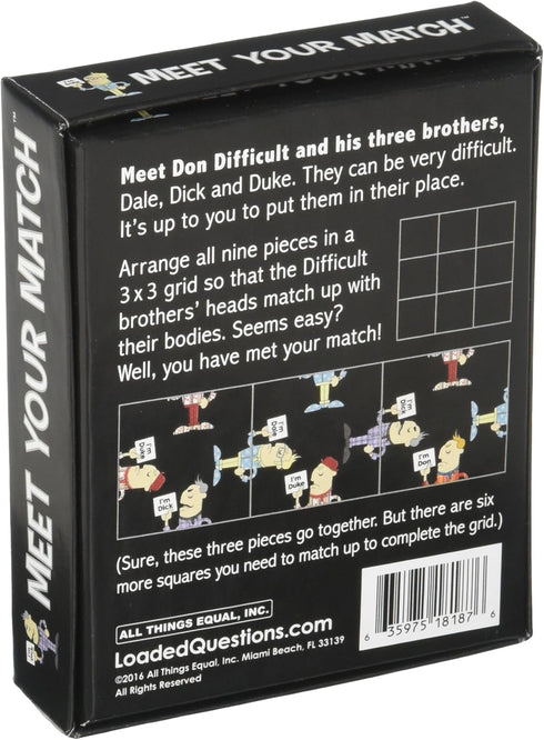 Meet Your Match - The Fun & Challenging 9-Piece Puzzle/Game/Brainteaser...