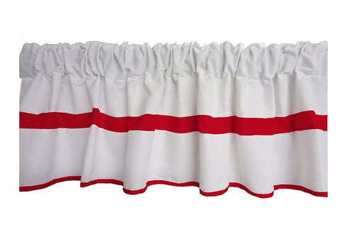 Baby Doll Bedding Modern Hotel Style Window Valance, Red...