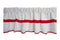 Baby Doll Bedding Modern Hotel Style Window Valance, Red...