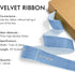 Blue Velvet Ribbon 1'' 25 Yards for Christmas Tree, Gift Wrapping, Flower Bouquet, Wreath Decorations, Bow Making...