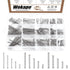 240Pcs 15 Sizes Compression Springs Assortment Kit, Mini Stainless Steel Extension Springs for Shop and Home Repairs, 0.39" to 1.97" Length, 0.16"...