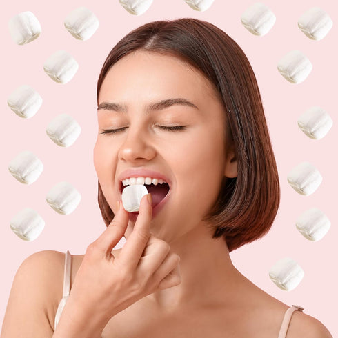 The Dreidel Company Luau Hibiscus Buttermints, Mint Candies, After Dinner Mints, Butter Mint Candy, Fat-Free, Individually Wrapped (55 Pieces)...