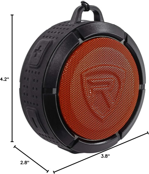 Rockville RPB1 10W Waterproof Bluetooth 4.0 Speaker w/NFC, IPX67 Rated, Compact & Rugged, 10 Hr Playback - Ideal for The Shower, Beach, Camping & ...