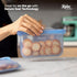 Ziploc Endurables Small Pouch, 1 Cup, Reusable Silicone Bags and Food Storage Meal Prep Containers for Freezer, Oven, and Microwave, Dishwasher Sa...