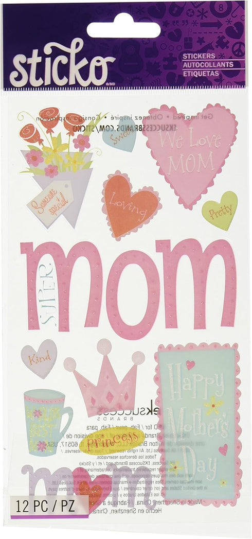 Sticko Sticker Themed-Happy Mother's Day 52-01075, Other...