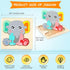 6 Pack Wooden Puzzles for Toddler 1-3 Years Old Wood Jigsaw Puzzles for Boys Montessori Games and Educational Toys for Kids Wooden Toddler Puzzles...
