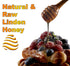 Goshen Amish Country Extremely Raw Linden Honey - Unfiltered, Unprocessed, Pure & Natural - Harvested in the USA - Rich Flavor for Tea, Cooking, W...