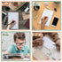 Lewtemi 3 Pieces Left Handed Notebook 8 x 5 Inch Lefty Spiral Notebooks Wire Bound Paper Left Handed Journal for School College Subject Office Wor...