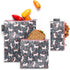 Simple Modern Reusable Snack Bags for Kids | Food Safe, BPA Free, Phthalate Free, Polyester Zip Pouches | Washable & Refillable Sandwich Bag | Ell...