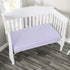 Everyday Kids Fitted Crib Sheet, 100% Soft Breathable Microfiber Baby Sheet, Fits Standard Size Crib Mattress 28in x 52in, Purple Nursery Sheet...