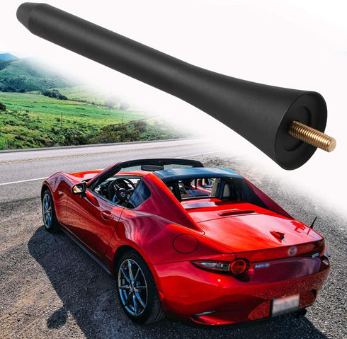 BASIKER 5 Inch Antenna - Short Radio Mast Antenna for 2006-2024 Mazda Miata MX-5 Accessories- Support for Car Wash Safe...
