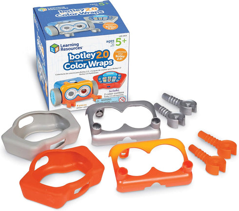 Learning Resources Botley The Coding Robot Red and Silver Facemask - Coding Robot Accessories, Botley Not Included...