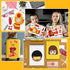 24 Sheets Firefighter Stickers for Kids, Make-a-face Fireman Stickers Sheets, Fireman Themed Sticker Party Favor Supplies Craft School Fire Educat...