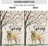 Hello Spring Dog Garden Flag 12x18 Inch Double Sided,Golden Retriever Under The Tree Small Yard Flag for Outdoor,Summer Seasonal Decors for Farmho...