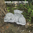 Cherish Your Beloved Canine Companion with The Angel Dog Memorial Statue - Garden Resin Sleeping Dog Statue with Wings - Resin and Stone Dog Memor...