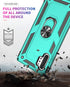 Samsung Galaxy Note 10 Plus Case with HD Screen Protectors, Military-Grade Metal Ring Holder Stand, Drop Tested Shockproof Cover for Note10+/5G Gr...