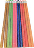 Sparkle Glitter Fun #2 Lead 7.5" Pencils (36 Pack) 6 Glitter Colors: Yellow, Red, Pink, Green, Blue and Orange! (36)...