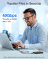 BlueRigger USB C Cable 3FT - (240W PD, USB 4.0, Type C Cable, 48V 5A Fast Charging, 40 Gbps Data Transfer, 8K 60Hz HD Display, USB C Charger) - Co...
