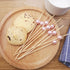 PuTwo Toothpicks for Cocktail Appetizers Fruits Dessert, 100 Count, Pink Pearls...