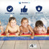 Aquatic Custom Tile, 4FT Pool Depth Markers, 6x6 Inches Vinyl Pool Stickers, Swimming Pool Number Markers, Pool Safety Signage, Adhesive Pool Dept...