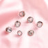 6 Pcs Mini No Sew Crystal Buttons Anti Exposure Fixed Brooches Detachable Reusable Multi-purpose for Clothes(clear,10mm)...