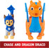 Paw Patrol, Rescue Knights Chase and Dragon Draco Action Figures Set, Kids Toys for Ages 3 and up...