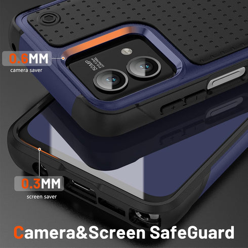 Jeylly for Motorola G Stylus 5G 2023 Case, Moto G Stylus 5G Case 2023 with 2Pcs Tempered Glass Screen Protector, Dual Layer Heavy Duty Shockproof ...