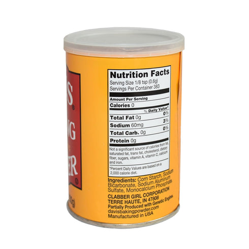 Davis Double Acting Baking Powder, 8.1 Ounce...