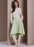 Vogue Misses' Culottes and Skirt Sewing Pattern Packet, Sizes 18-20-22-24-26, Multicolor...