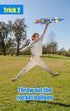 Rocket Balloon Launcher 2pcs, Finger-Press-to-Launch Rocket Balloons, Pop-Up Rocket Flying Toys Outdoor Sport for Adults and Kids, Excellent for P...