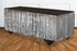 Forum Novelties Tinsel Fringe Table Skirt, 144 inches x 29 inches, Silver...