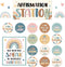 32 PCS BOHO Affirmation Station Bulletin Board Set Positive Posters for Classroom Growth Mindset Decorations Inspirational Motivational Accent Cut...
