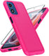 FNTCASE for Motorola Moto G-Play-2024 Case: Dual Layer Protective Heavy Duty Cell Phone Cover Shockproof Rugged with Non Slip Textured Back - Mili...