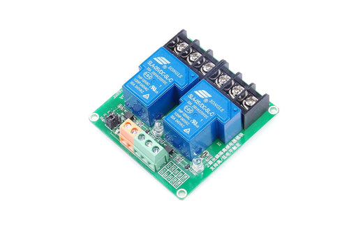 2-Channel 5V Relay Module High Low Level Triggering Optocoupler Isolation Load 30A DC 30V AC 250V for PLC Automation Control, Industrial System Co...