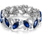 Flyonce Wedding Bridal Marquised Rhinestone Crystal Elastic Stretch Bracelets for Women...