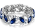 Flyonce Wedding Bridal Marquised Rhinestone Crystal Elastic Stretch Bracelets for Women...