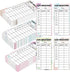 100Pcs Cash Breakdown Teller Stickers 2X4inch Cash Tracker Memo Labels Bank Cash Bill System Accessory Stickers for Cash Budget Planner Envelopes ...