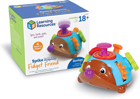Learning Resources Spike the Fine Motor Hedgehog Fidget Friend -Ages 18+ months Fine Motor and Sensory Play Toy,Educational Toys for Toddlers, Tod...