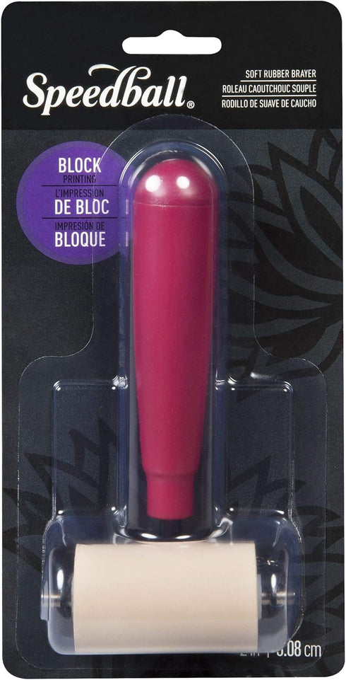 Speedball Deluxe Soft Rubber Brayer, 2-Inch...