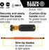 Klein Tools 32293 Insulated Screwdriver, 2-in-1 Screwdriver Set with Flip Blade, #2 Phillips and1/4-Inch Slotted Tips, Double-Ended Blades...