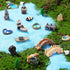 24 Pcs Miniature Garden Accessories Mini Garden Bridge Figurines Garden Decor Micro Landscape Lighthouse Water Well Ornament for Yard DIY Craft Po...